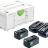 Festool SYS 18V 2x5,0/TCL 6 DUO -Petzl-Työkalukauppa down bs energyset2x50 577707 sod 01a