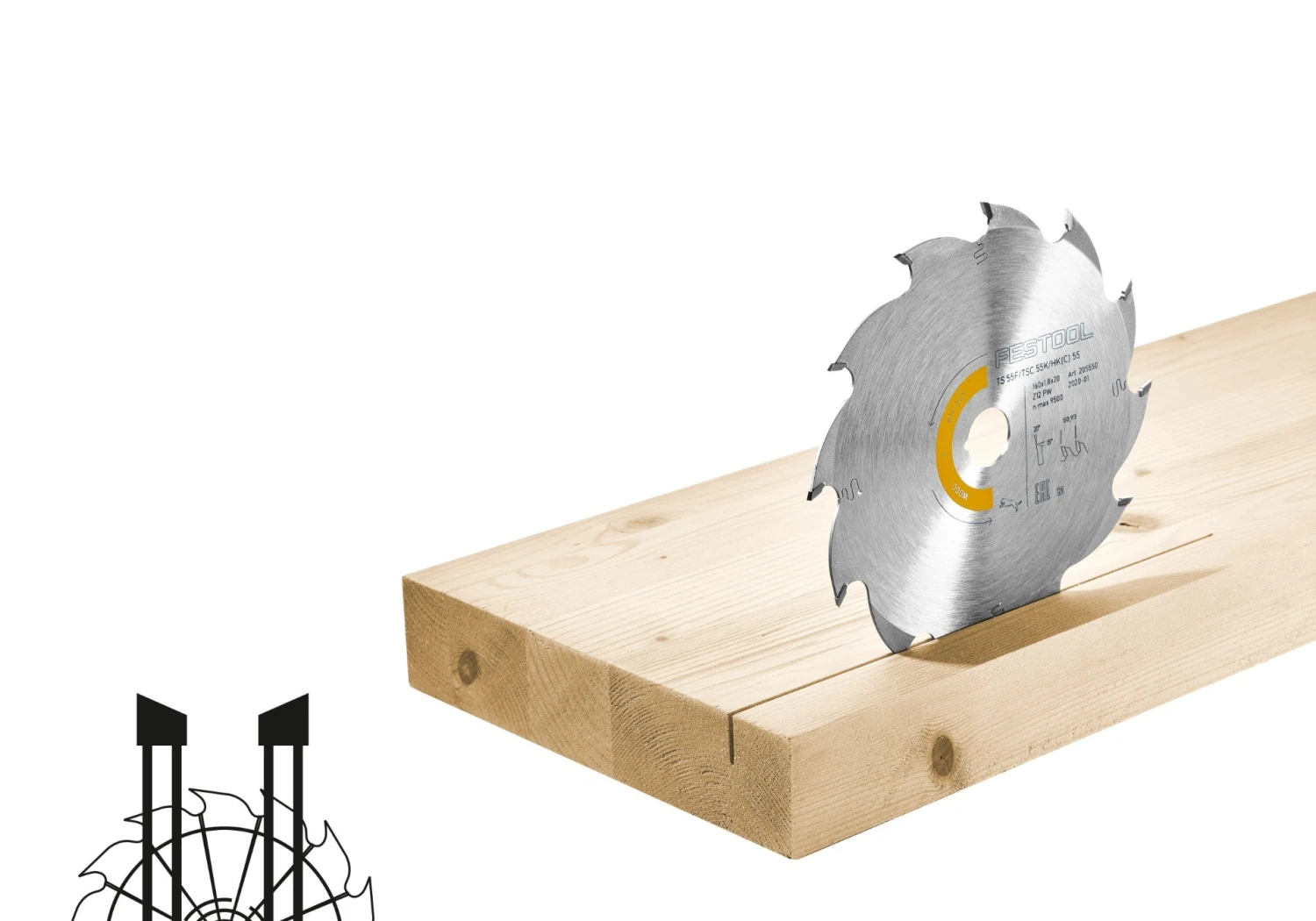 Festool HW 160x1,8x20 PW12 4 Festool HW 160x1,8x20 PW12 - Image 2