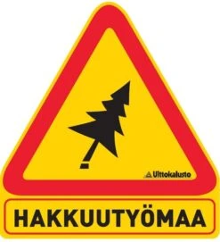 Hakkuutyömaa Varoitusmerkki, Magneettinen