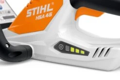 Stihl HSA 45 Akkupensasleikkuri 10 Stihl HSA 45 Akkupensasleikkuri -Petzl-Työkalukauppa hsa45 closeup i