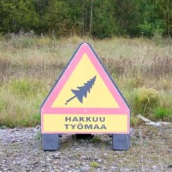 Hakkuutyömaa Varoitusmerkki, Kolmiojalka VL159 -Petzl-Työkalukauppa q757 hakkuutyomaa kolmijalka 2