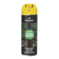 Soppec Strong Marker Merkintäspray -Petzl-Työkalukauppa soppec strong marker keltainen
